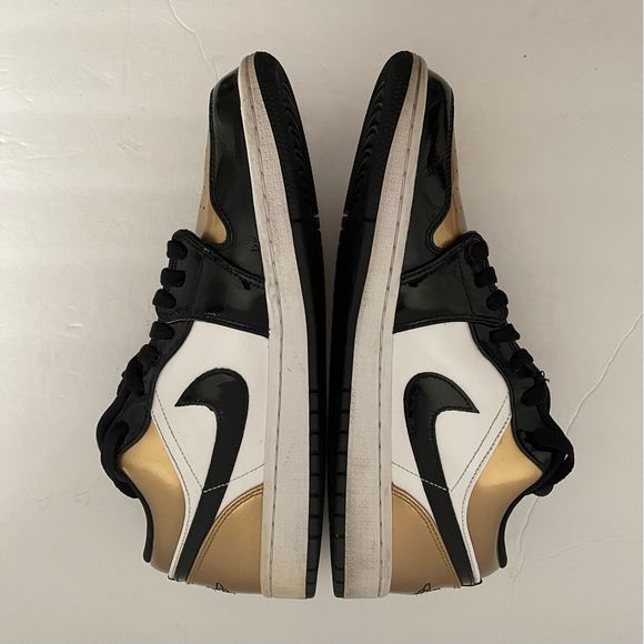 Nike Air Jordan 1 Sneakers Mens 10.5 M Multicolor CQ9447-700 Color Block Gold
